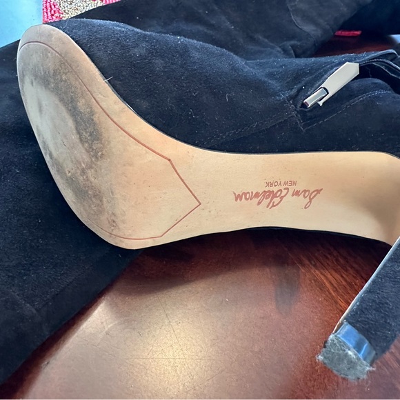 SAM EDELMAN KAYLA OVER THE KNEE SUEDE BLACK HILL SIZE 8 - Picture 10 of 16